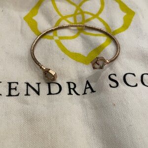 Kendra Scott Rose Gold and White Bracelet